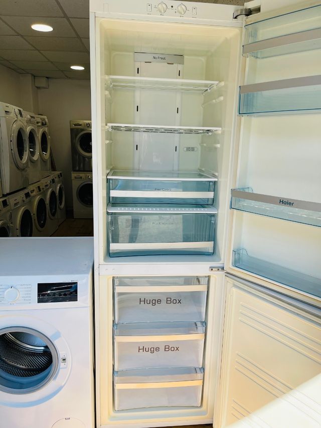 Lavadora Siemens y Frigorífico Haier 185×60