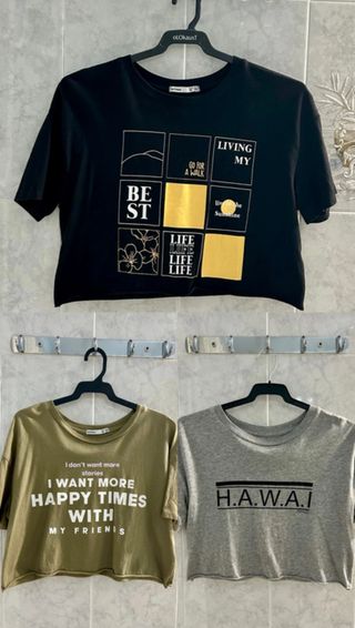 Lote 3 camisetas de manga corta