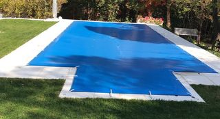 Cobertor de piscina para invierno
