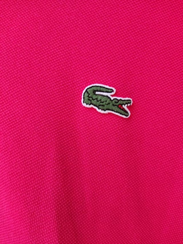 Polo Lacoste Fucsia Talla 5XL
