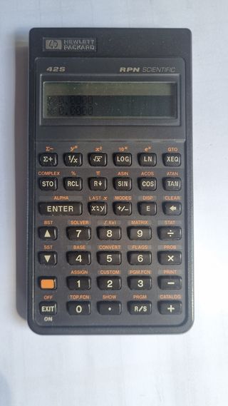 Calculadora Científica HP 42S RPN con funda origin