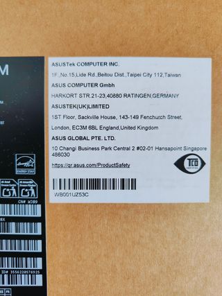 Portátil ASUS EXPERTBOOK Negro