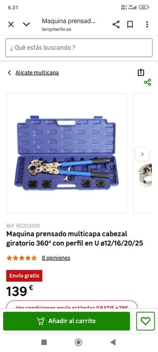 Máquina Prensado Manual Rotativa RF