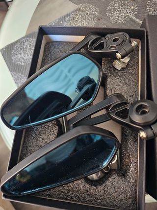Espejos Retrovisores Moto Azul