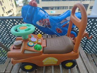 Correpasillos y Moto para Bebé a 15 euros los dos.