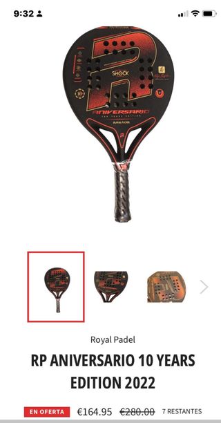 Pala de pádel Royal Padel Aniversario