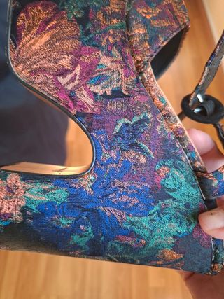 Sandalias Plataforma Estampadas Talla 38