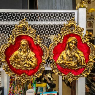 Par Quadros Sagrado Coração Jesus e Maria