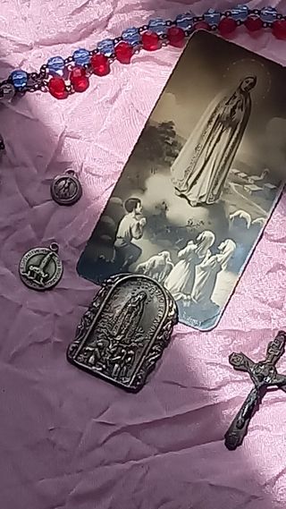 Lote antiguo Virgen de Fátima