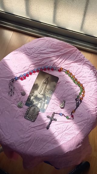 Lote antiguo Virgen de Fátima