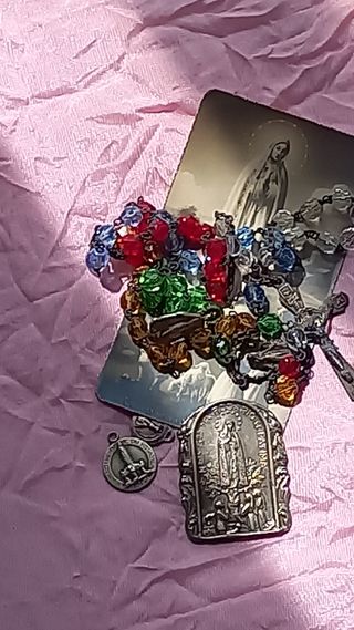 Lote antiguo Virgen de Fátima