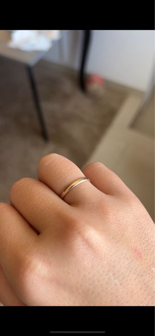 Alianza oro rosa 14k