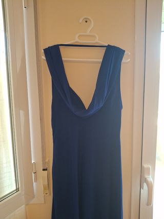 Vestido largo azul
