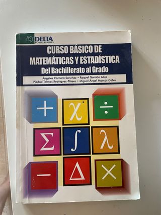 curso básico de matemáticas y estadística