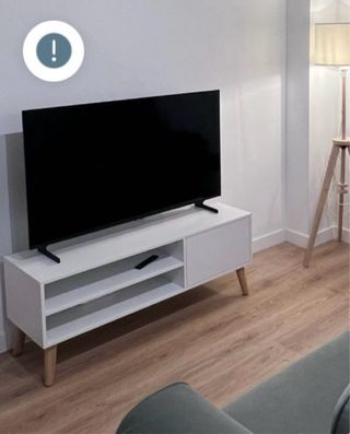 Mueble TV blanco madera
