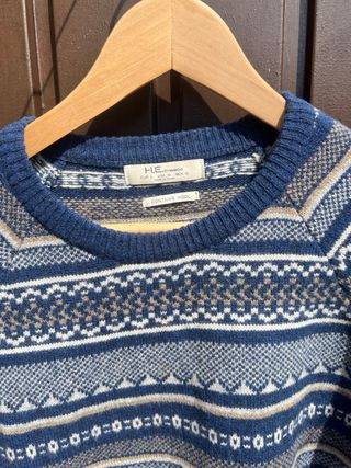 Jersey Mango Azul Estampado