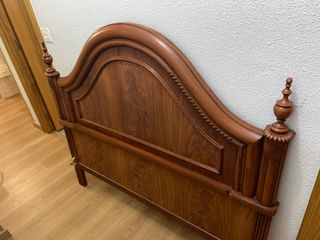 Cabecero de madera estilo clásico caña 135cm
