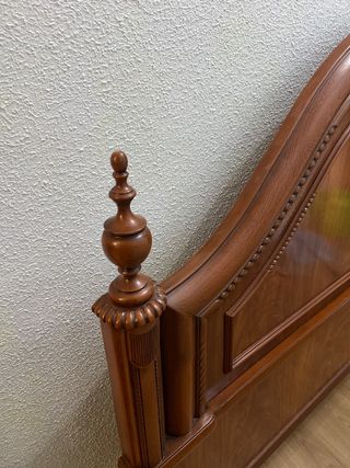 Cabecero de madera estilo clásico caña 135cm