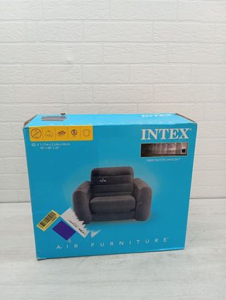 Sillón cama inflable INTEX 66551NP - Gris