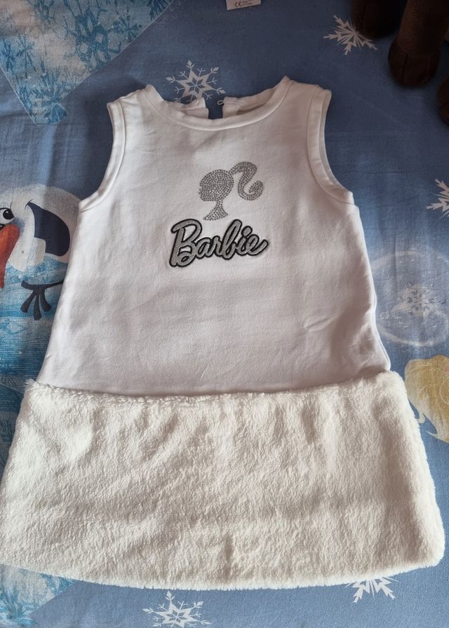 Abito Barbie pelliccia 4/5 anni Original Marin