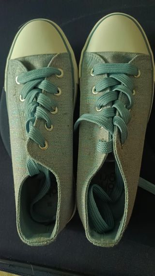 Zapatillas Converse grises T.36