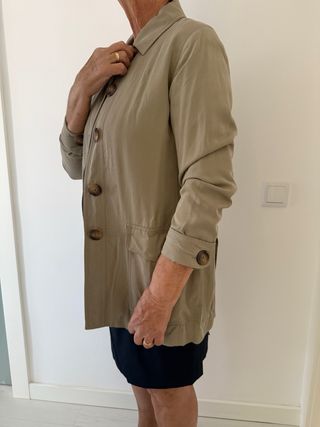 Chaqueta Massimo Dutti Beige de entretiempo 