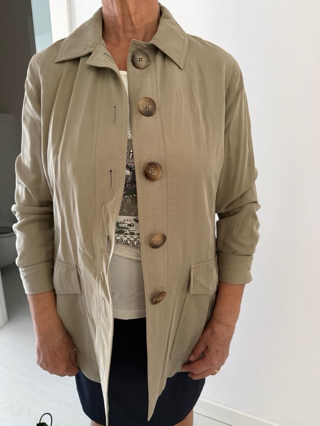 Chaqueta Massimo Dutti Beige de entretiempo 