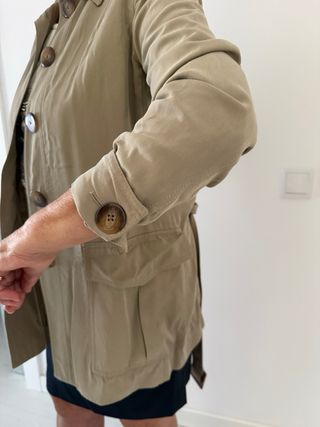 Chaqueta Massimo Dutti Beige de entretiempo 