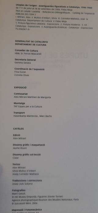 Utopies de l'origen. Avantguardes figuratives