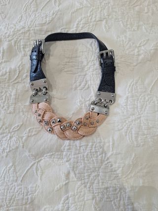 Collar Bimba y Lola Negro y Rosa