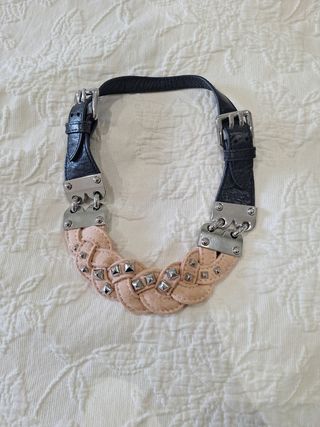 Collar Bimba y Lola Negro y Rosa