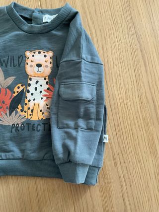 Tuta bimbo cotone garzato