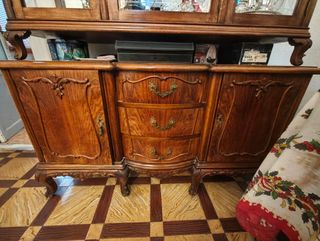 Conjunto Comedor Madera Maciza Clásico