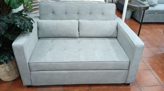 Sofá Cama Gris Tela