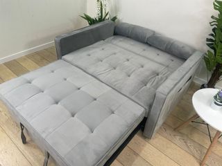 Sofá Cama Gris Tela