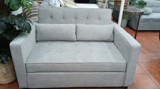 Sofá Cama Gris Tela