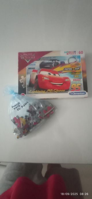 Puzzle Cars Clementoni 60 piezas