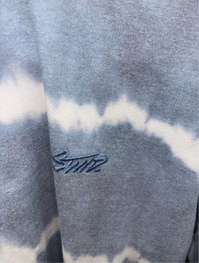 Sudadera Tie Dye Azul y Blanco