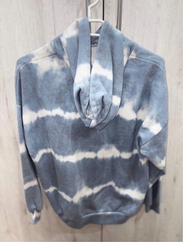 Sudadera Tie Dye Azul y Blanco