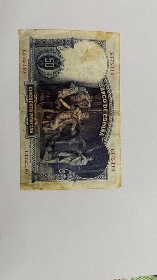 Billete 50 Pesetas 1931 España