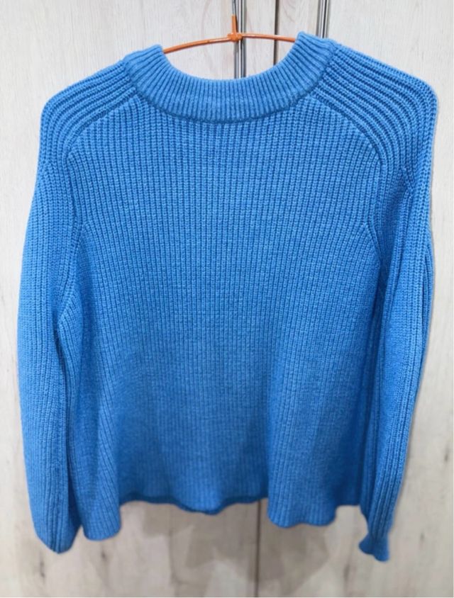Jersey azul de punto