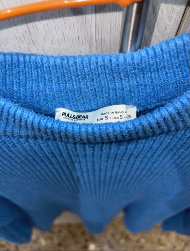 Jersey azul de punto