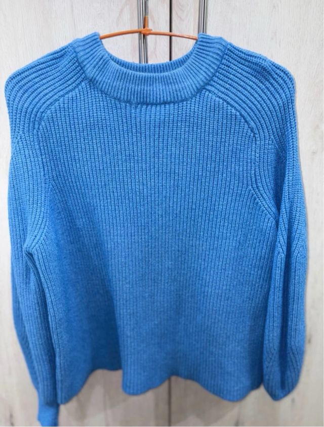 Jersey azul de punto