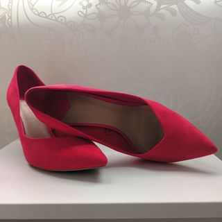 Zapato tacón fiesta rojo Stradivarius 37