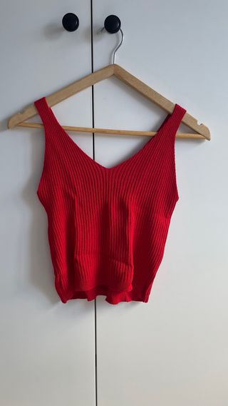 Top tirantes rojo