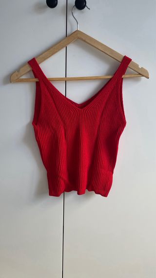 Top tirantes rojo