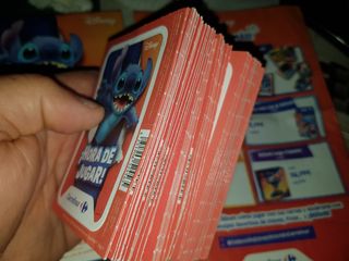Cromos y cartas Disney Pixar Stitch Carrefour 50