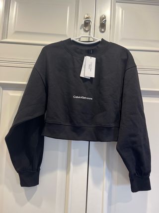 Sudadera Calvin Klein Mujer Negra