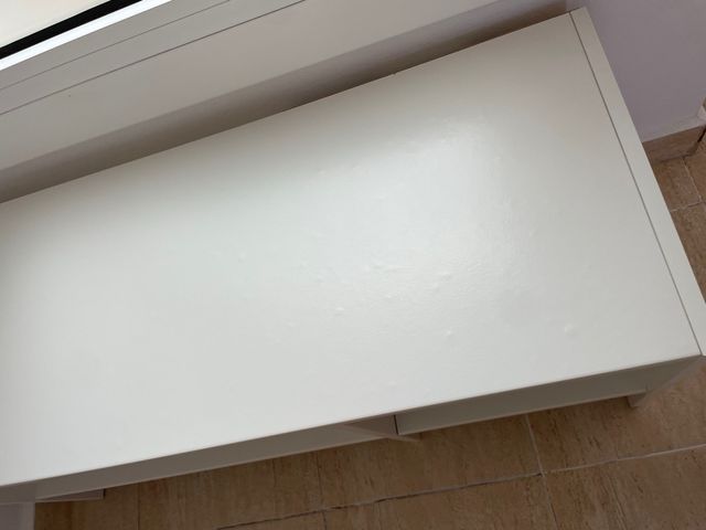 Mueble TV blanco de madera