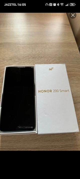 Honor 200 Smart 256GB Verde funda y protector 
